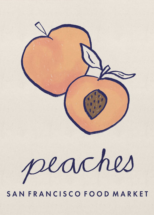 Eetkunst - Peaches San Francisco Food Market | Canvas