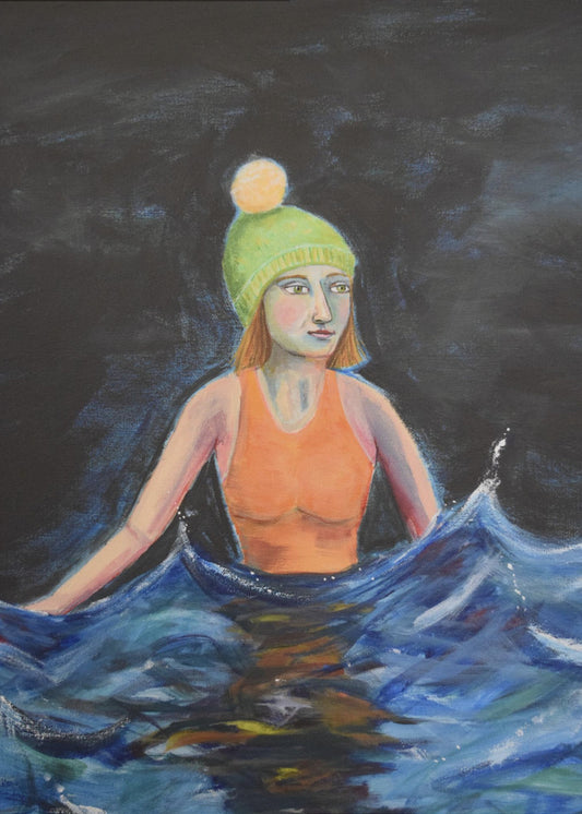 Wildzwemmen in de oceaan | Canvas