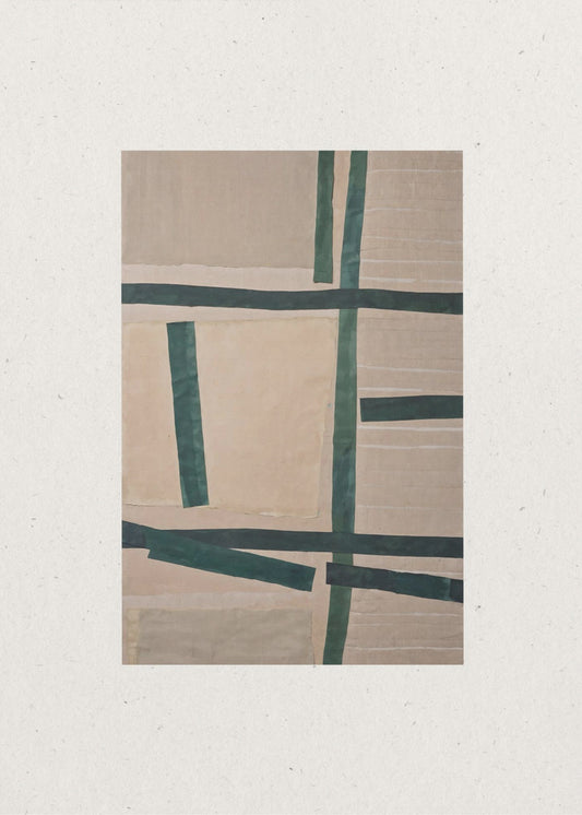 Gedempte rasterlijnen | Canvas