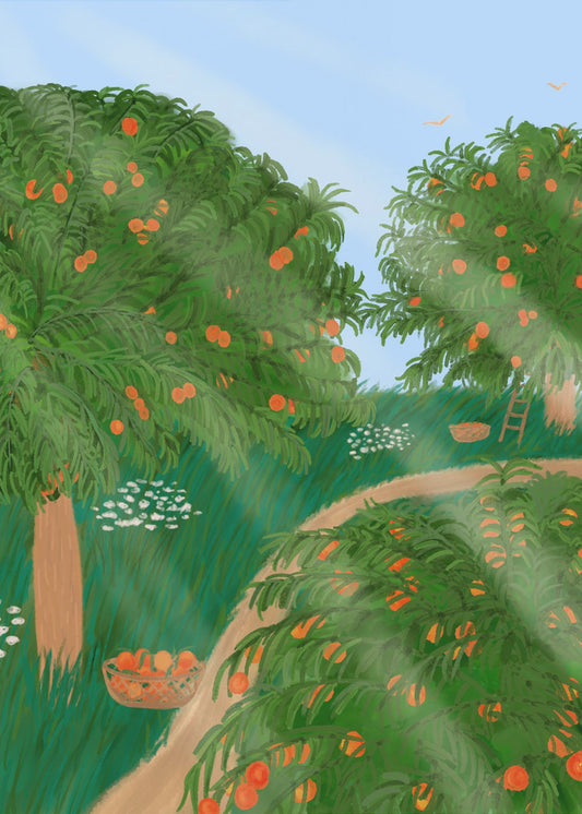 Peach Garden | Poster