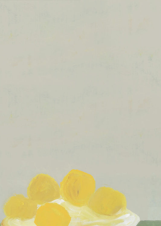 Limoni sul piatto nr. 2 | Canvas