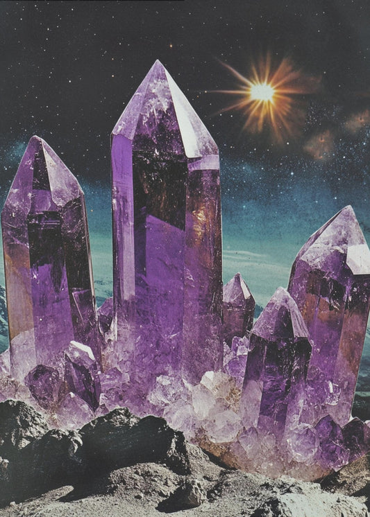 Galactic Amethyst | Canvas