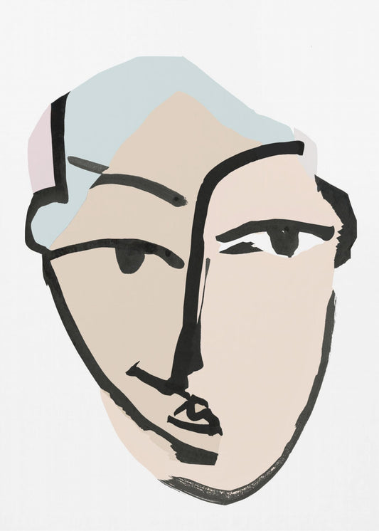 Gezicht nr. 4 | Canvas