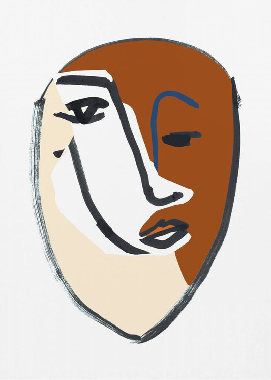 Gezicht nr. 5 | Canvas