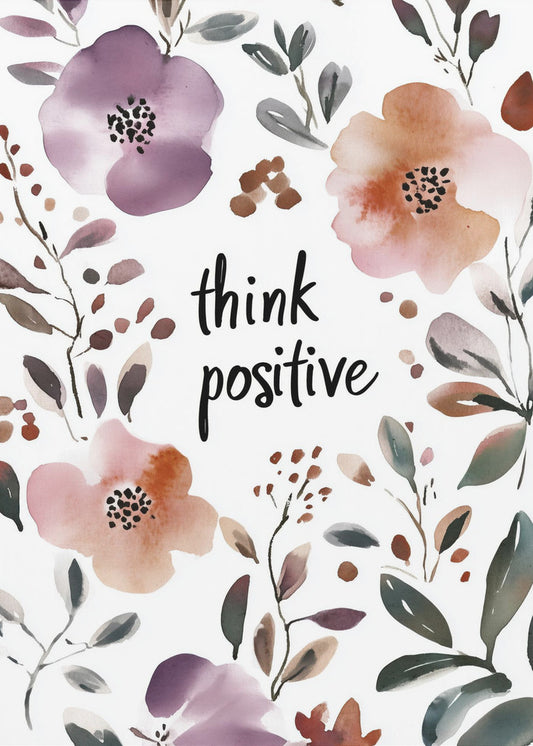 Bloemenpositiviteitsuitbarsting | Canvas