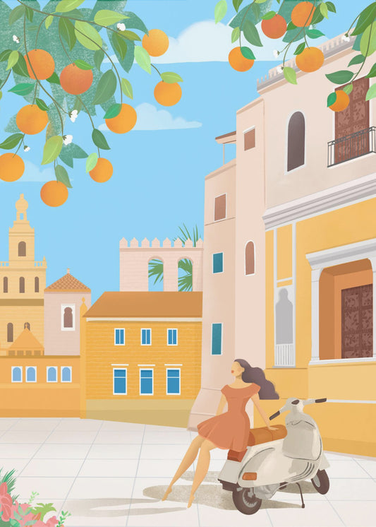 Sinaasappelen uit Sevilla, Spanje | Poster