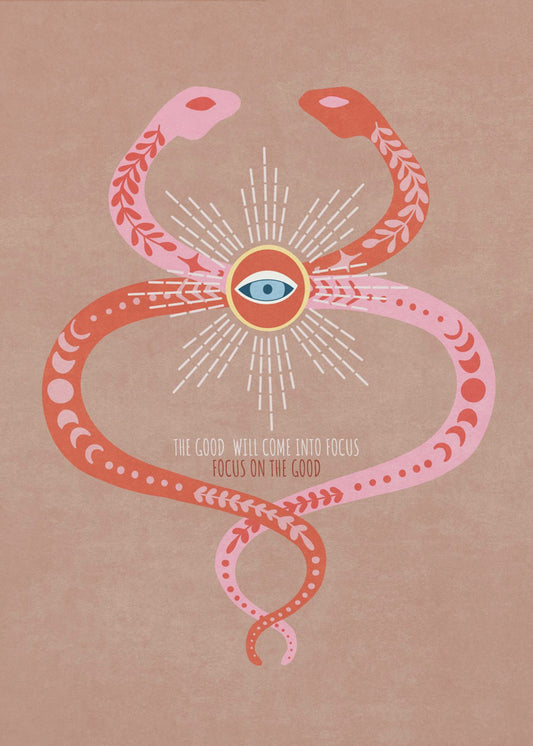Slangenvisieoog | Poster