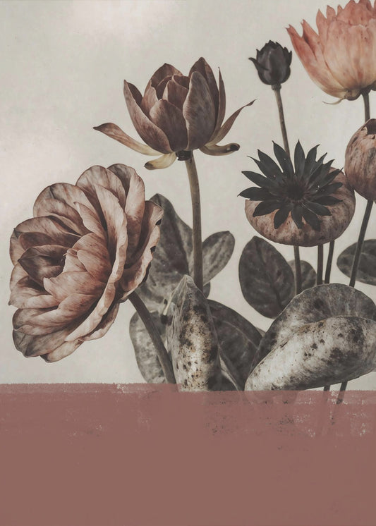 Vintage Bloemen Nr. 12 | Canvas