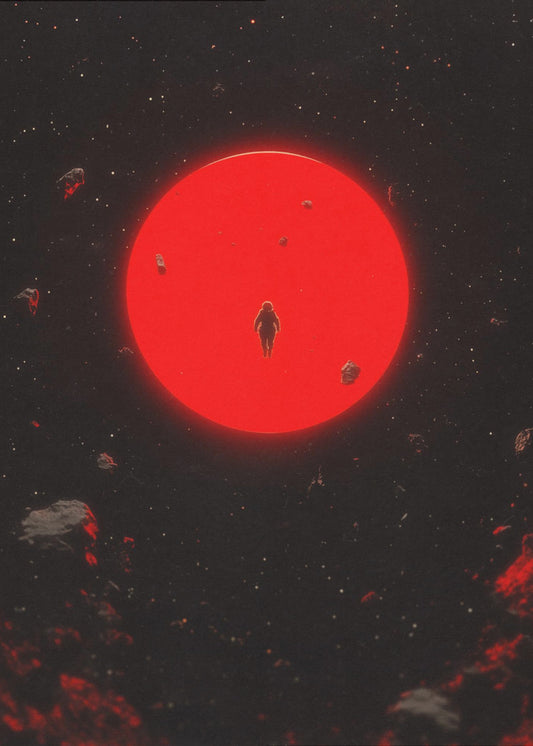 Rode Maan | Canvas