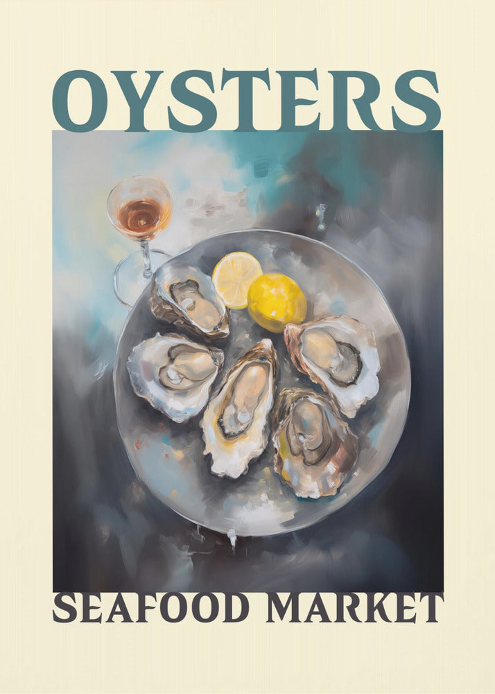 Oesters Zeevruchtenmarkt | Canvas