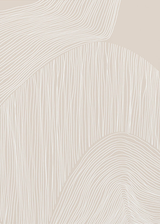 Abstracte lijnkunst | Poster