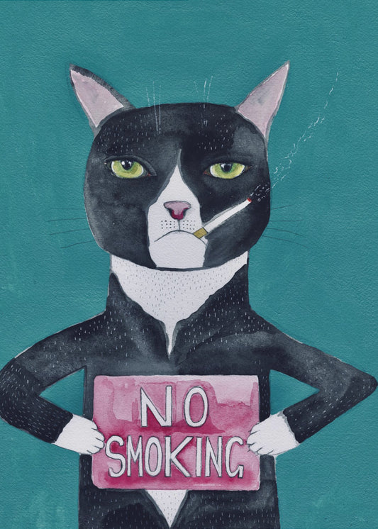 Rokende kat | Poster
