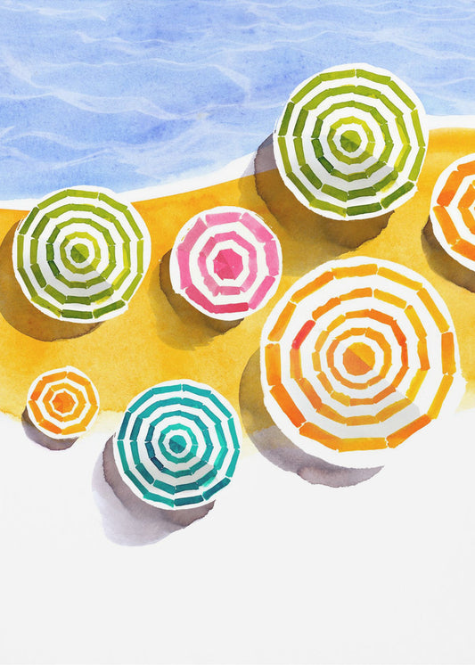 Vakantie Strand | Canvas