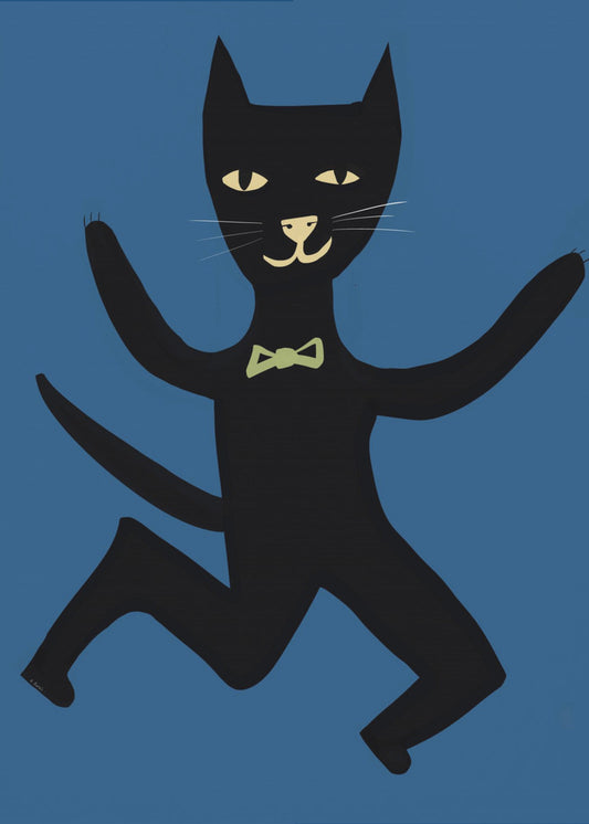 Zwarte kat | Poster