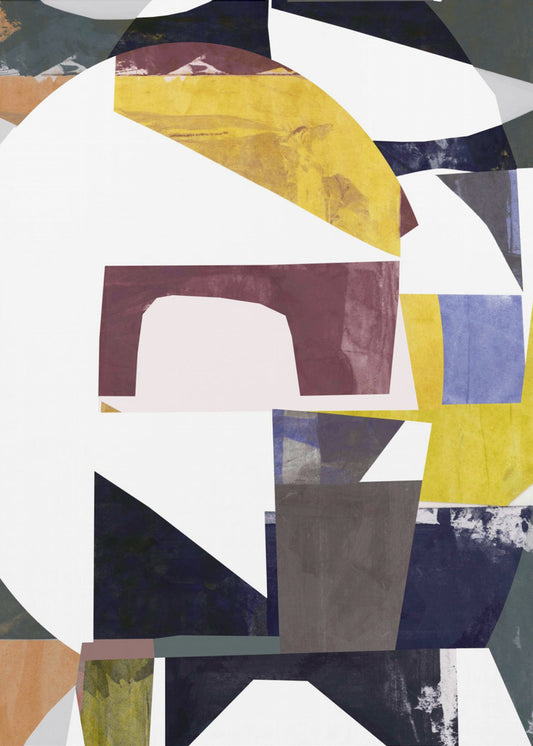 Abstracte uitsneden nr. 1 | Canvas