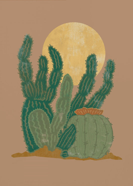 Moderne Americana Cactus | Canvas