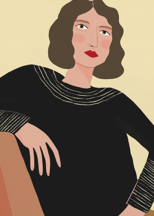 Vrouw ontspannen | Poster