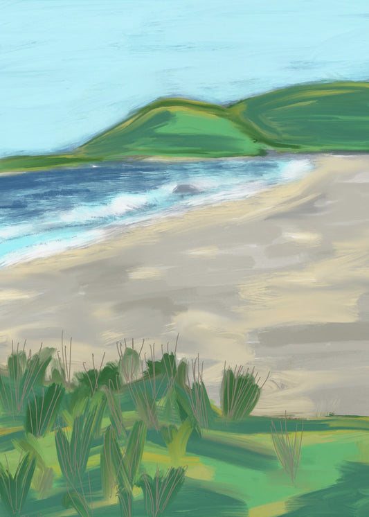 Dromerig strandtafereel | Canvas
