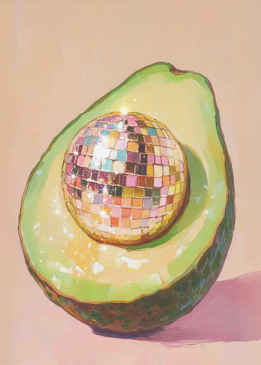 Disco Avocado genot | Canvas