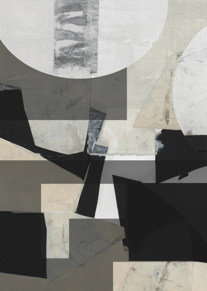 Monochrome compositie nr. 1 | Poster