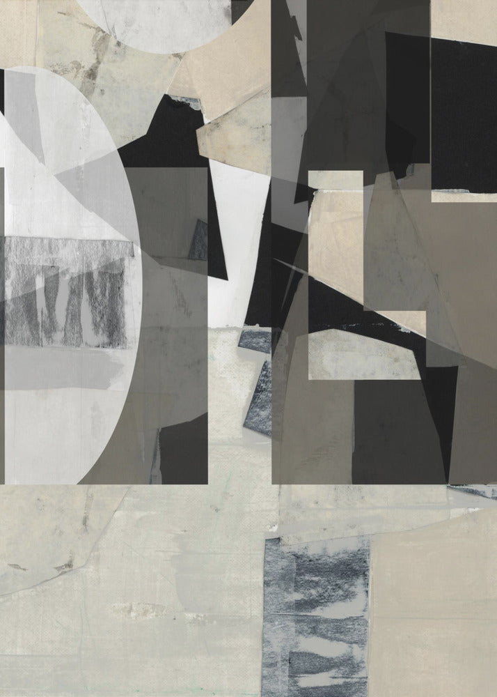 Monochrome compositie nr. 2 | Poster