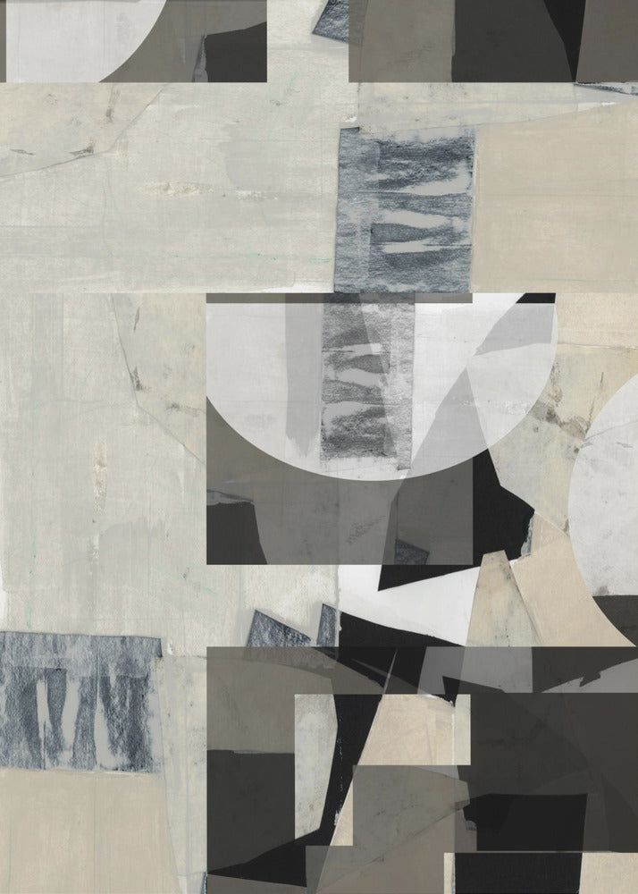 Monochrome compositie nr. 3 | Poster