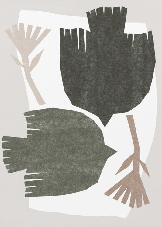 Abstracte vogelvlucht | Poster