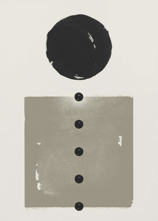 Moederfiguur Abstractie | Poster