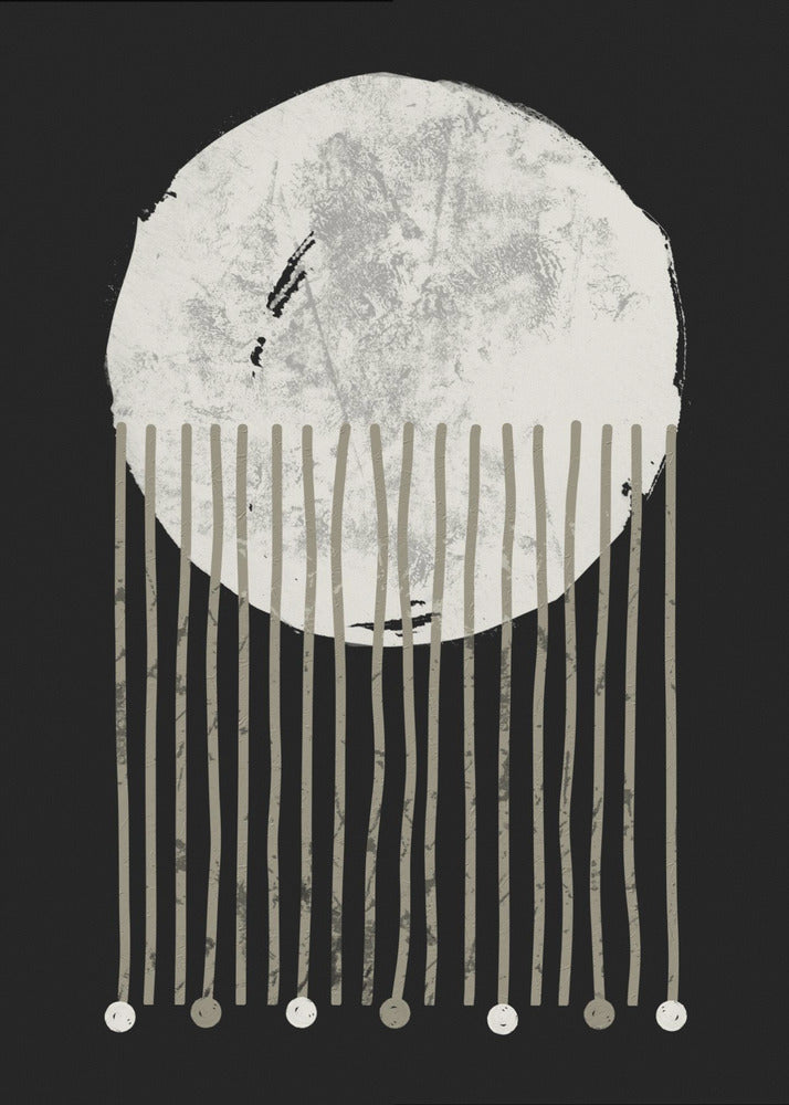 De abstractie van de avondval | Poster