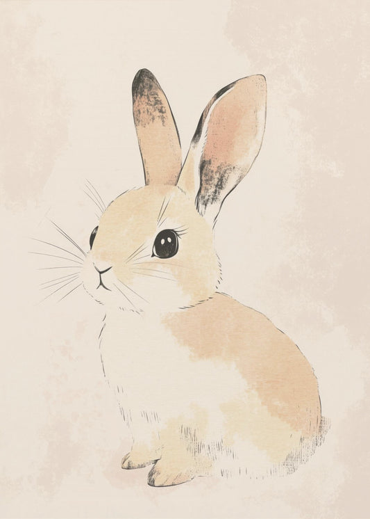 Bunny Serenity | Canvas
