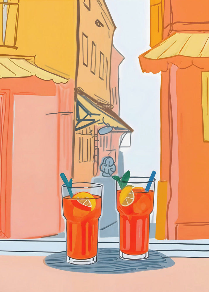 Two Aperols Please! | Canvas
