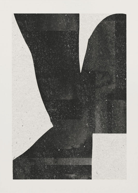 Donkere silhouetvorm | Canvas