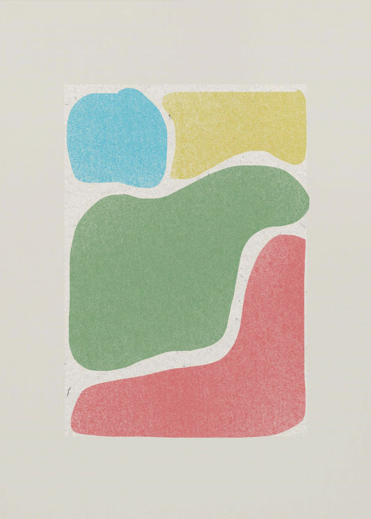 Kleurrijke vormen | Canvas