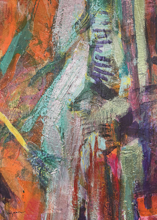 Mystieke penseelstreken | Canvas
