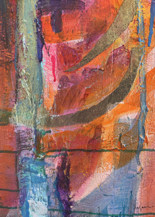 Levendige Soulstorm | Canvas