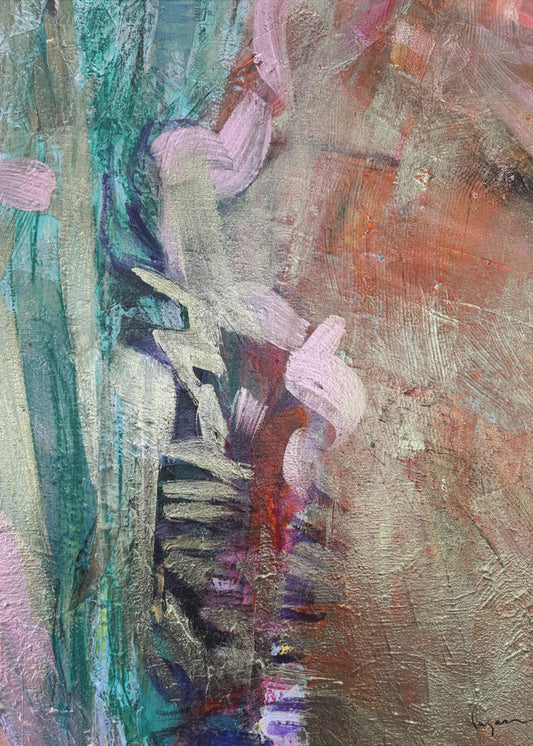Mystieke penseelstreken | Canvas