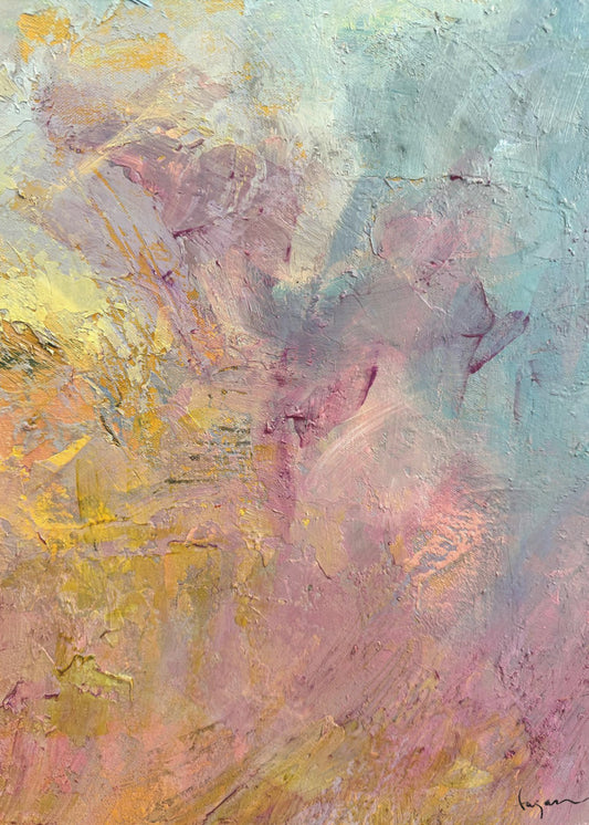 Pastelroze Dromen | Canvas