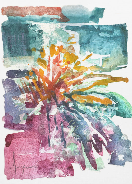 Orchideeën Passie Aquarel | Canvas