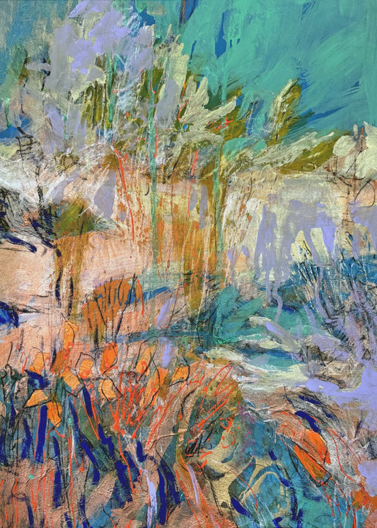 Dreamscape Penseelstreken | Canvas