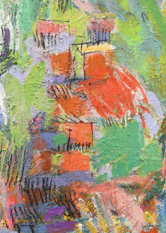 Betoverd kleurenlandschap | Canvas