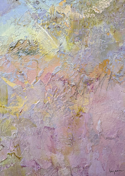 Pastellandschap | Canvas