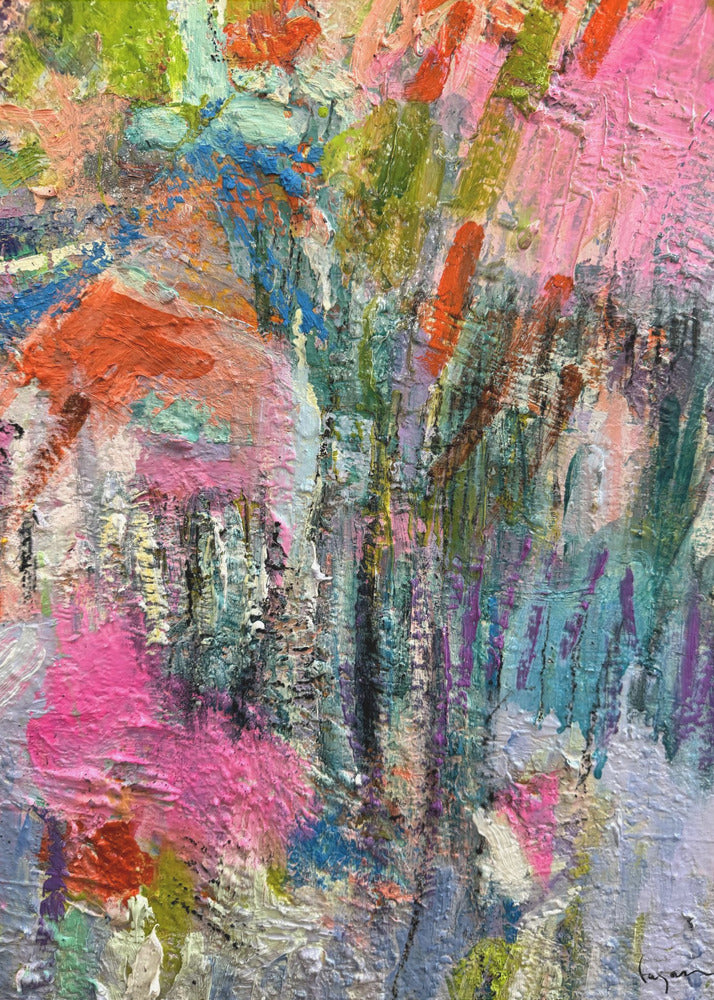 Lagen van kleur | Canvas