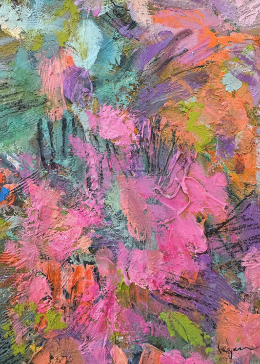 Levendige wervelwind | Canvas