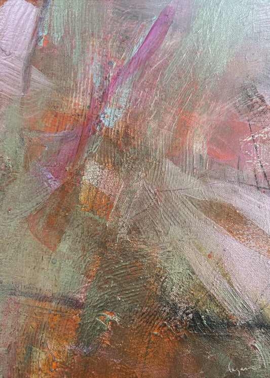 Wervelende penseelstreek | Canvas