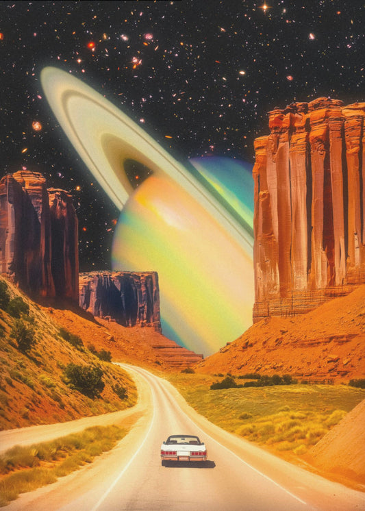 Roadtrip naar de Ringen van Oneindigheid | Canvas
