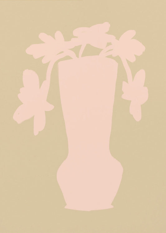 Silhouetbloemen | Canvas