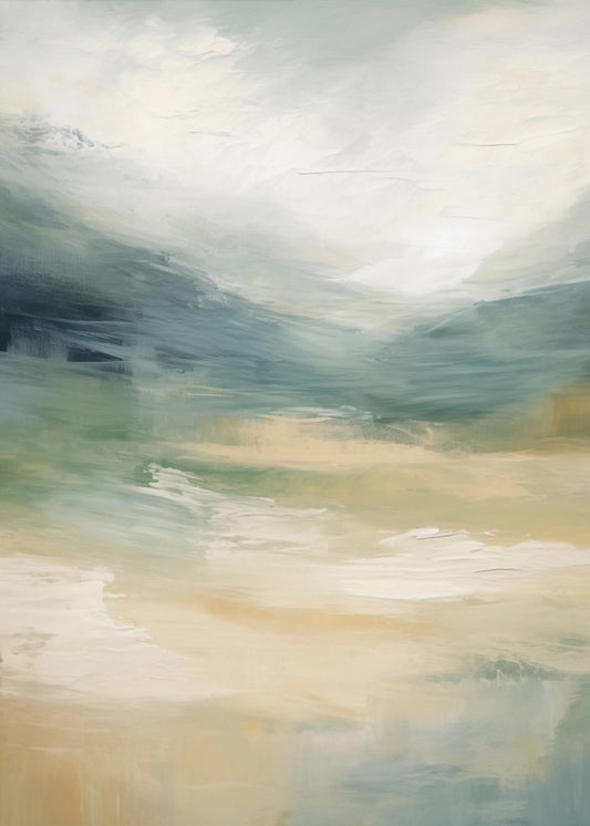 Mistige bergdromen | Canvas