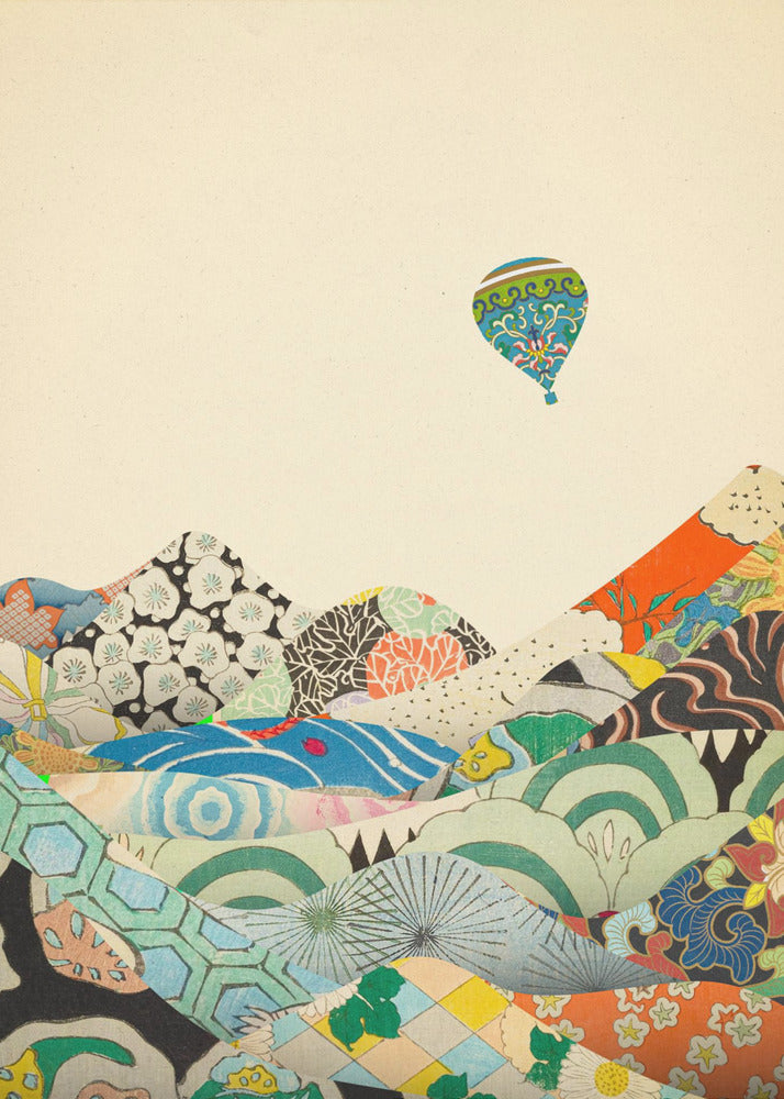 Landschapspatroon #1 | Poster