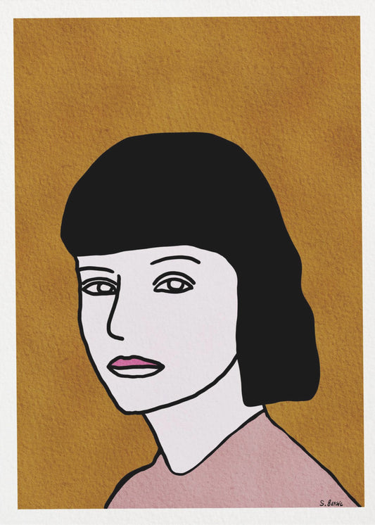 Lady looking | Poster