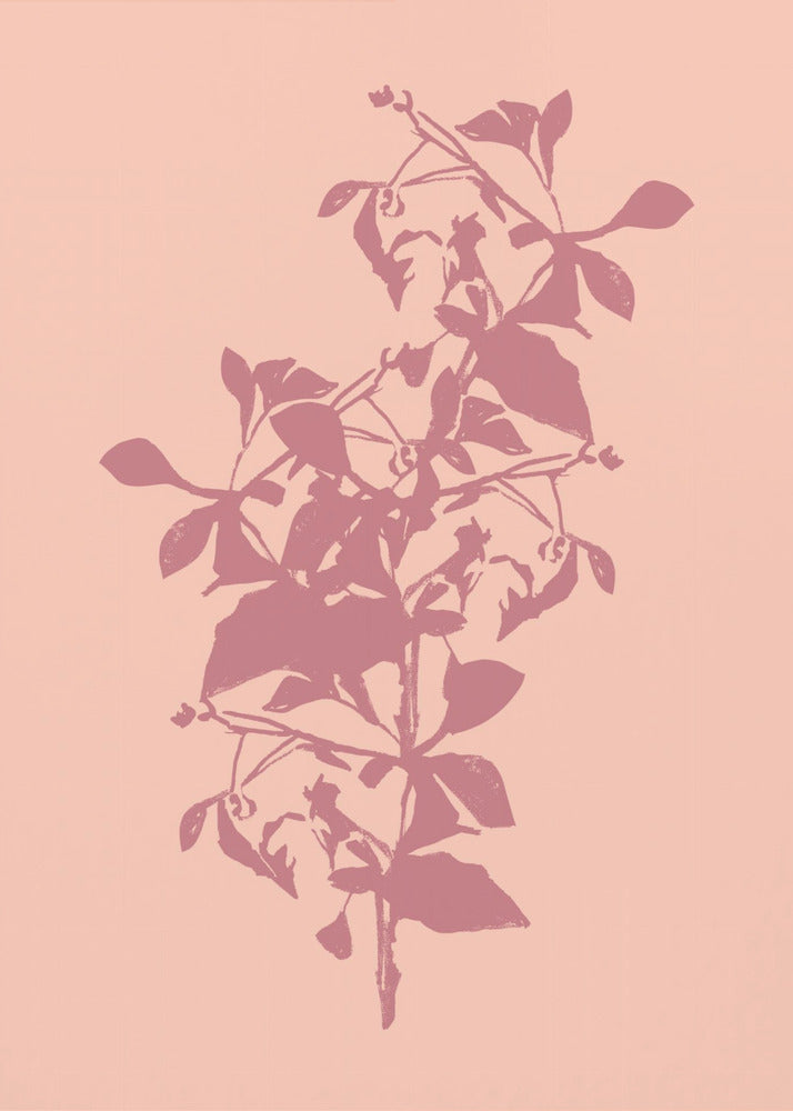 Floral Silhouette 5 | Poster